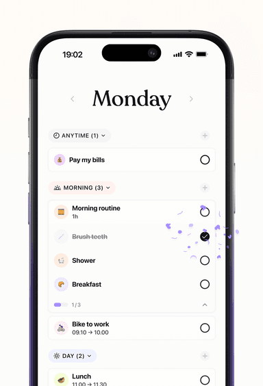 Tiimo app screenshot