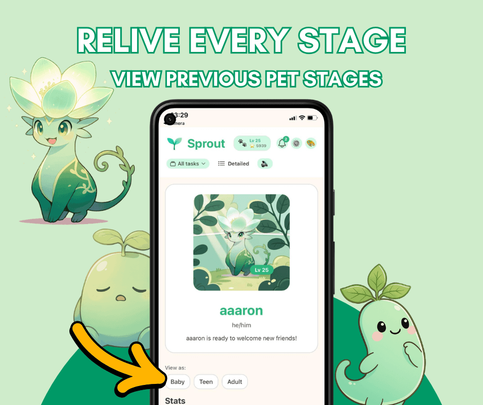 Watch Your Pet Evolve Through Stages